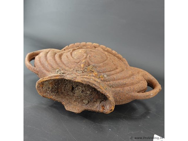 Antieke ( ca. 1900) franse ijzeren jardinière - afbeelding 5 van  5