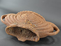 Antieke ( ca. 1900) franse ijzeren jardinière - afbeelding 5 van  5