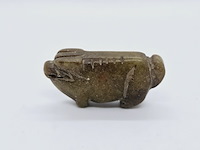 Antieke chinese jade - ca. qing-dynasty - afbeelding 1 van  5