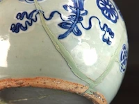 Antieke chinese porseleinen gemberpot, mogelijk uit de ming- of qing-dynastie - afbeelding 3 van  5