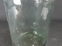 Antieke dikglazen pot met kurk - afbeelding 4 van  5