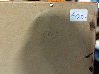 Antieke druk de grote markt in arnhem met de eusebiuskerk op de achtergrond. - afbeelding 5 van  5