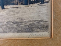 Antieke druk de oldehove te leeuwarden - afbeelding 3 van  5