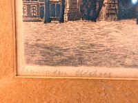 Antieke druk de oldehove te leeuwarden - afbeelding 4 van  5