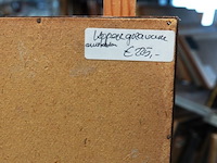 Antieke druk gezigt op amsterdam - afbeelding 5 van  5