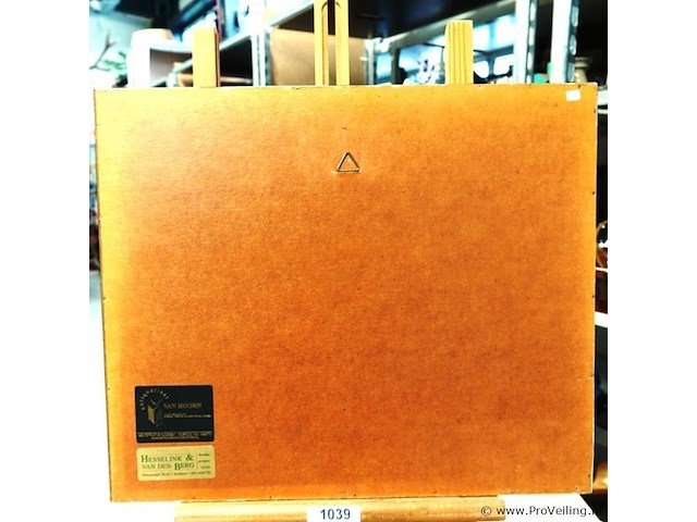 Antieke druk gezigt van beekhuizen bij velp - afbeelding 4 van  5