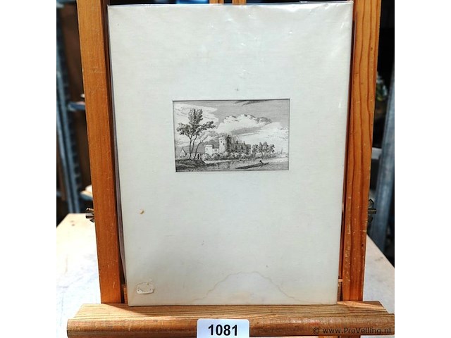 Antieke druk kasteel van liesvelt (breda) 1631 - afbeelding 1 van  5