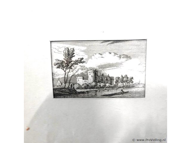 Antieke druk kasteel van liesvelt (breda) 1631 - afbeelding 2 van  5