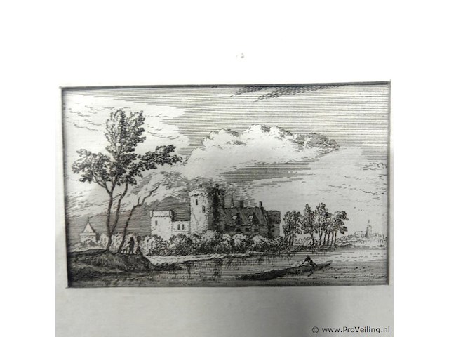 Antieke druk kasteel van liesvelt (breda) 1631 - afbeelding 3 van  5