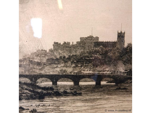 Antieke druk lancaster - afbeelding 3 van  5