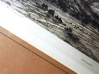 Antieke druk lancaster - afbeelding 4 van  5