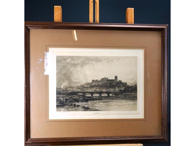 Antieke druk lancaster - afbeelding 2 van  5