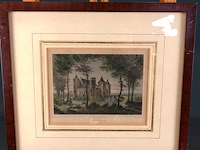 Antieke druk muiden, het slot - afbeelding 1 van  5