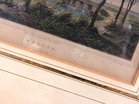 Antieke druk muiden, het slot - afbeelding 3 van  5