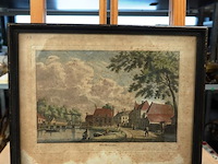 Antieke druk nieuwersluis - afbeelding 1 van  5