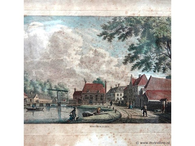 Antieke druk nieuwersluis - afbeelding 2 van  5