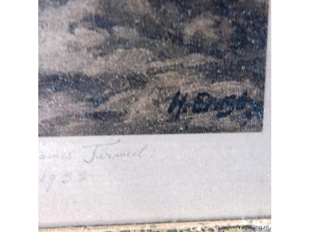 Antieke druk - afbeelding 3 van  5