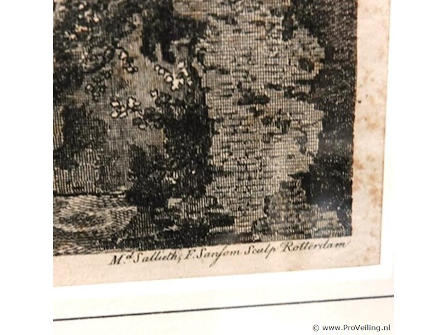 Antieke druk - afbeelding 3 van  5