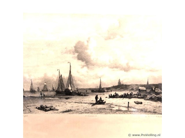 Antieke druk - afbeelding 3 van  5