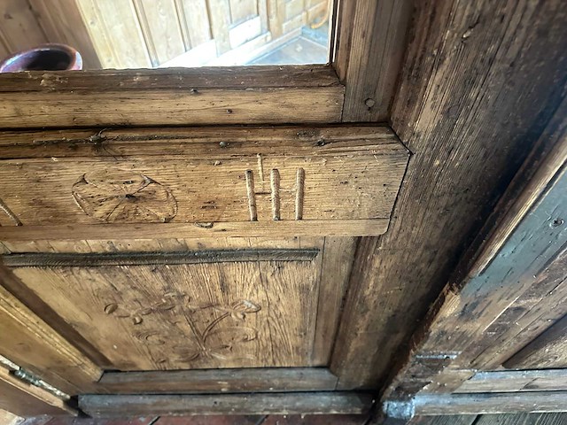 Antieke dubbele deur (2x) - afbeelding 4 van  5