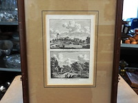 Antieke dubbelets t' dorp hichtum en t'dorp kimsweerd - afbeelding 1 van  5