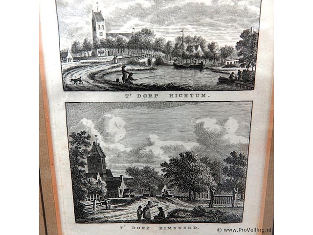 Antieke dubbelets t' dorp hichtum en t'dorp kimsweerd - afbeelding 3 van  5