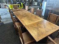 Antieke eetkamertafel - afbeelding 3 van  8