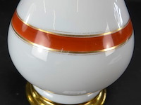 Antieke (eind 19de eeuw) opaline lampvoet - afbeelding 4 van  5