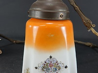 Antieke engelse art deco hanglamp - afbeelding 3 van  5