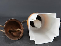 Antieke engelse art deco hanglamp - afbeelding 4 van  5