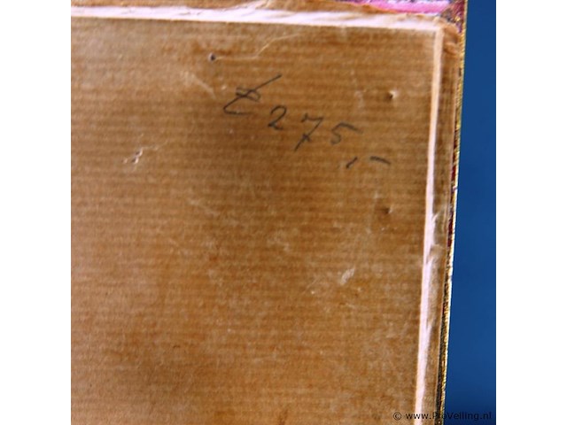 Antieke ets dorp wamel - afbeelding 4 van  5