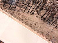 Antieke ets grote markt arnhem - afbeelding 3 van  5