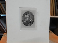 Antieke ets in passe-partout - afbeelding 1 van  5