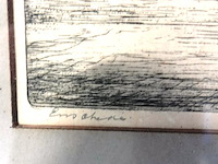 Antieke ets nederlandse hervormde kerk in enschede - afbeelding 4 van  5