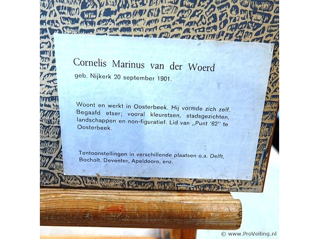 Antieke ets 't bruggetje - afbeelding 4 van  4