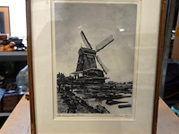 Antieke ets - afbeelding 1 van  5