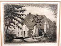 Antieke ets - afbeelding 2 van  5