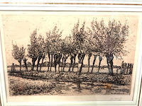 Antieke ets - afbeelding 2 van  5