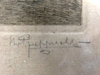 Antieke ets - afbeelding 3 van  5