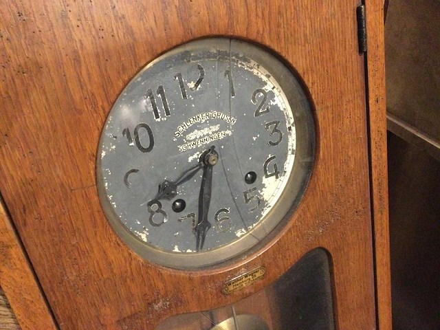 Antieke fabrieksprikklok - afbeelding 2 van  6