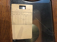 Antieke fabrieksprikklok - afbeelding 4 van  6