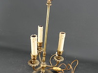 Antieke franse 3 punts bouillotlamp - afbeelding 2 van  5