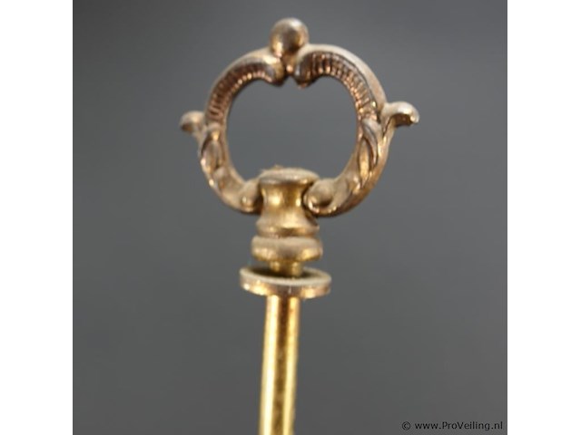 Antieke franse 3 punts bouillotlamp - afbeelding 4 van  5