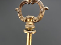 Antieke franse 3 punts bouillotlamp - afbeelding 4 van  5