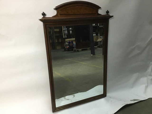 Antieke franse overmantelspiegel - afbeelding 1 van  5