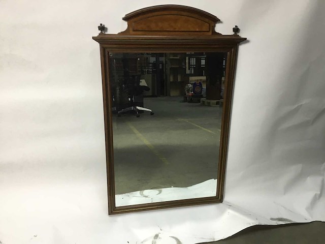 Antieke franse overmantelspiegel - afbeelding 2 van  5