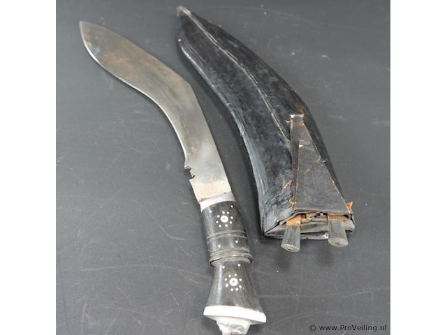 Antieke ghurka kukri - afbeelding 4 van  5