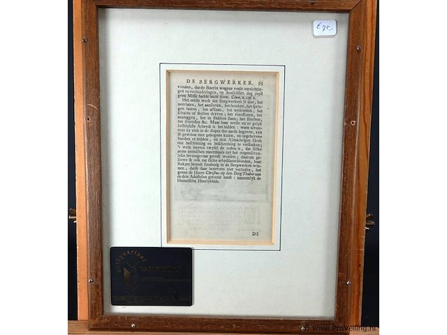 Antieke gravure (dubbelzijdig) - afbeelding 4 van  5