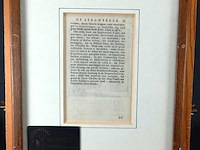 Antieke gravure (dubbelzijdig) - afbeelding 4 van  5