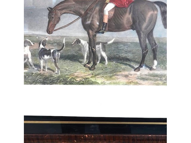 Antieke gravure getiteld "mr. charles davis on the traverser", naar een schilderij van william barraud - afbeelding 3 van  5